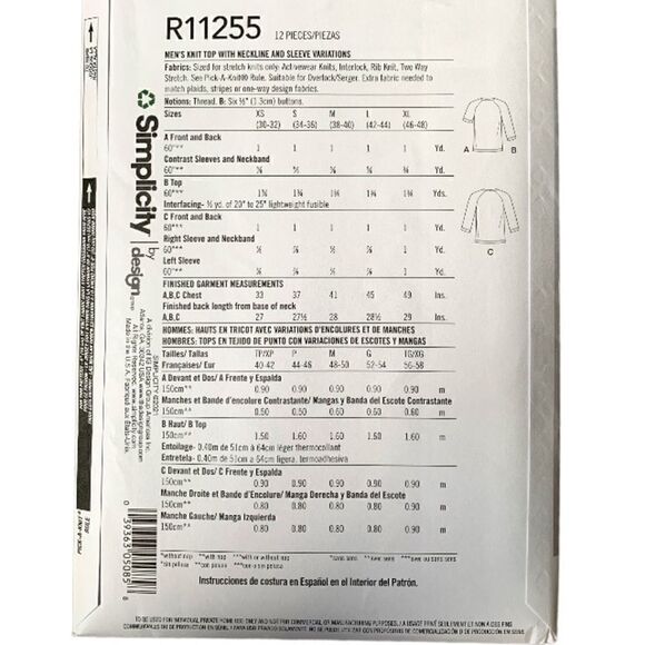 Simplicity | men's shirt pattern - Picture 2 of 2